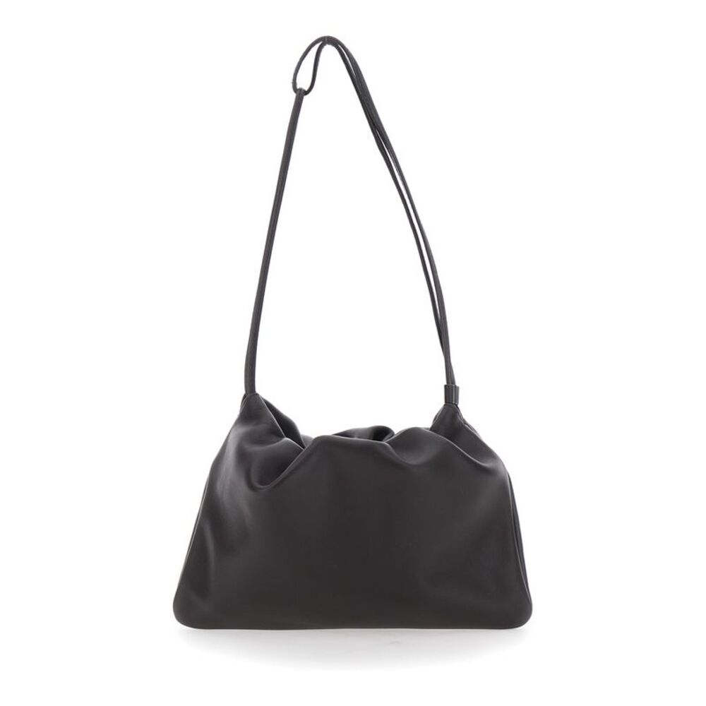 Nothing Written Women Shoulder Bag Nrlla Strap Bag With Brown Leather Details